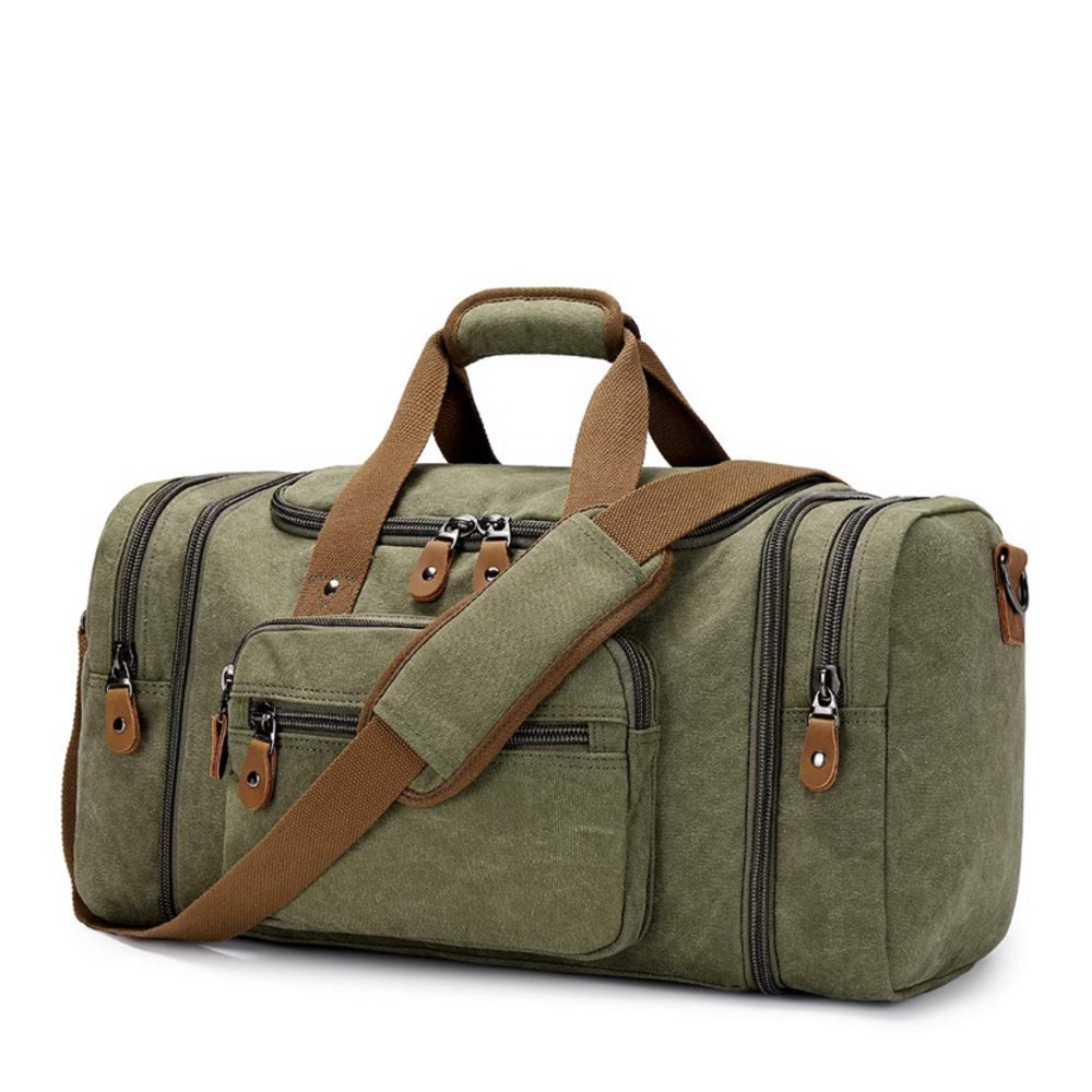 Canvas Duffle Bag Travel 50L/60L Duffel Weekender